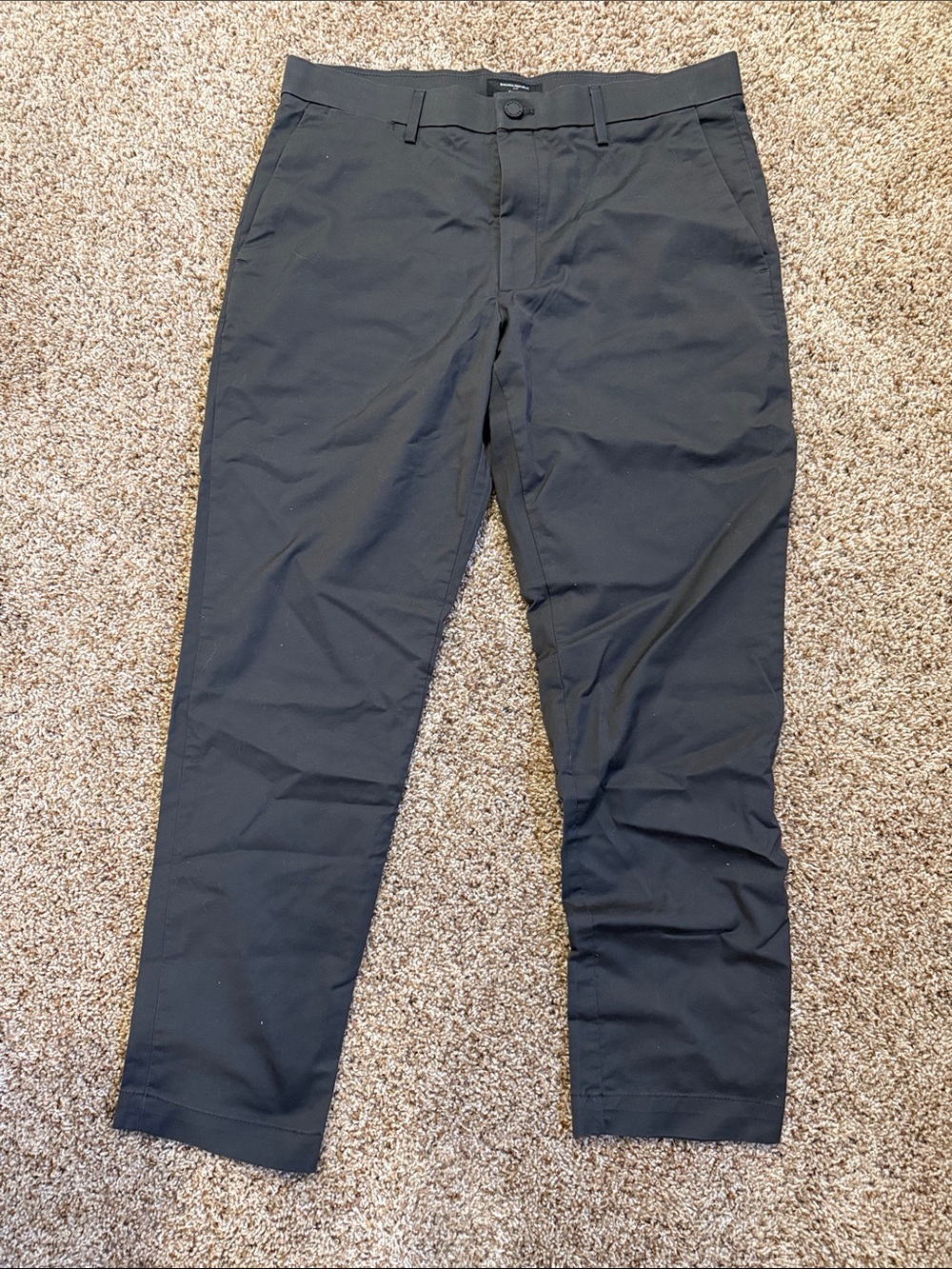 Banana Republic Black Slim Straight Chinos